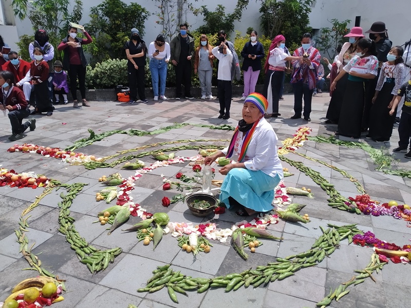 Inti Raymi en la Plataforma Primero de Mayo.