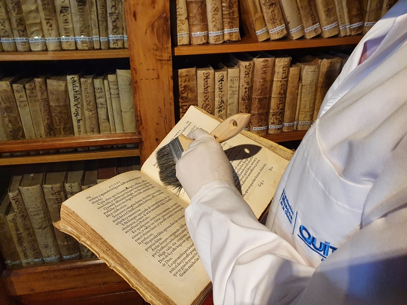 Taller al aire libre: “Desempolvando Libros”.