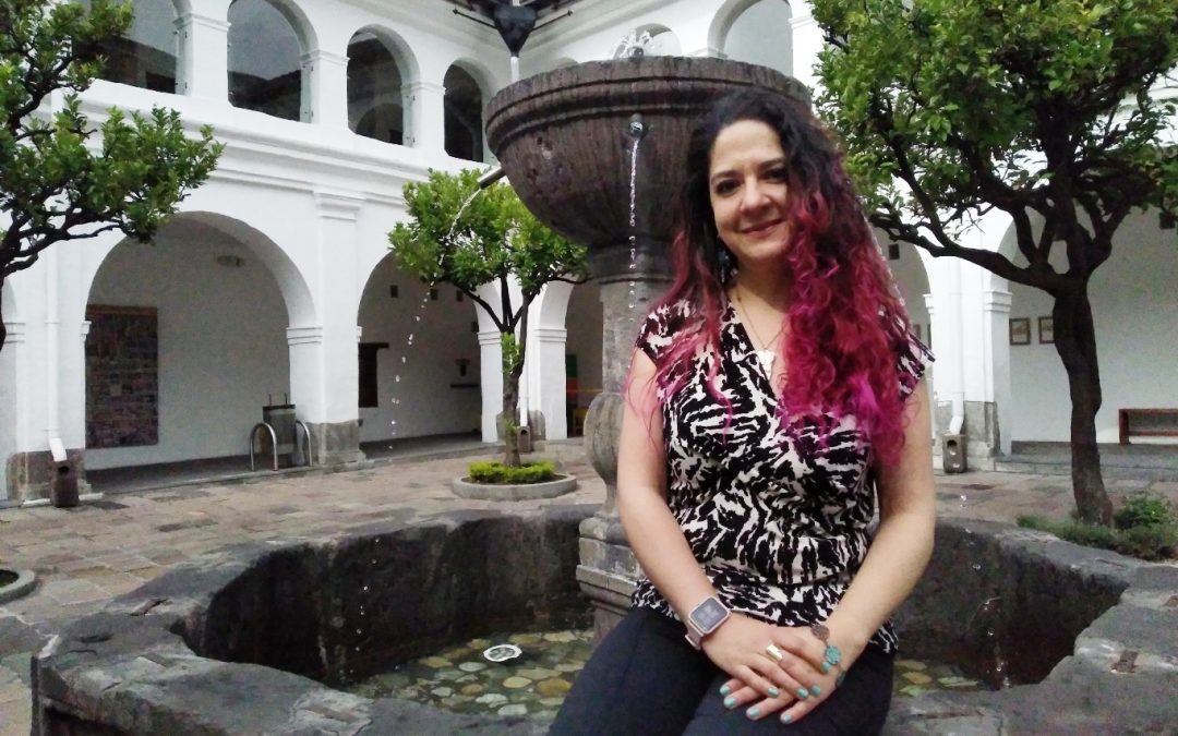 María Gabriela Mena Galárraga, nueva coordinadora del Museo del Carmen Alto.